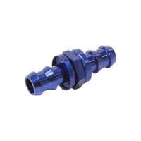 -4AN Male to Male Barb Push Lok Adapter - Blue