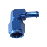 3/8" to -8AN 90 Deg Hose Barb