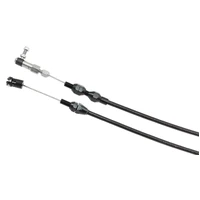 Heavy Duty Universal Throttle Cable - Black Cover w/ Black Cable Ends 48" Long