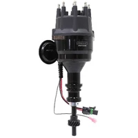 XPRO Ready to Run Distributor - Black Anodised Body with Black Cap (Ford Windsor)