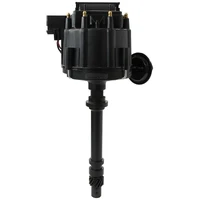 XPRO HEI Distributor with Coil in Cap - Black Anodised Body with Black Cap (Chevrolet)