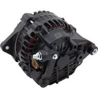 150 AMP High Output Direct Fit Alternator - Black Finish (13B Series 6 7 8)