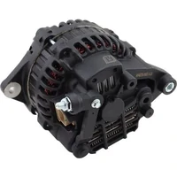 150 AMP High Output Direct Fit Alternator - Black Finish (13B Series 4 5)