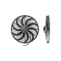 16" Curved Blade Electric Thermo Fan - 2000CFM