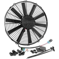 12" Brushless Electric Fan with Straight Blades - 3400 CFM