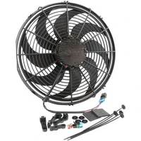 16" Brushless Electric Fan with Curved Blades - 3300 CFM