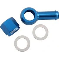 90° Fuel Pump Banjo Kit - 3/8" Barb Banjo Fitting & Cap