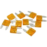 5 AMP Mini Blade Fuses 10 Pack - Tan Body Colour