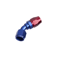 Cutter Swivel 45 Deg Alloy Hose End -8AN