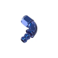 510 Series Full Flow Tight Radius Push Lok 90 Deg Hose End -8AN