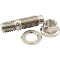 7/16" Titanium Stud Nut and Washer Kit