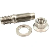 7/16" Titanium Stud Nut and Washer Kit