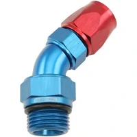 ORB Taper Swivel 45° Hose End -8 ORB to -6AN
