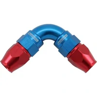 590 Series PTFE 90° Dual Hose Ends -4AN