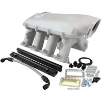 Rectangle Port Hi Rise EFI Modular Intake Manifold (GM LS) - Natural Cast Finish