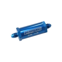 Long In-Line Fuel and Oil Filter w/30 Micron Element -4AN