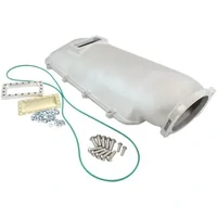 Top Plate with 4 Bolt Throttle Body Flange For Modular Intake Manifolds - Natural Cast Finish