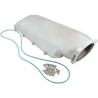 Top Plate with 4 Bolt Throttle Body Flange For Modular Intake Manifolds - Natural Cast Finish