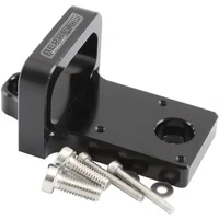 4 Port Boost Solenoid Sensor Mounting Bracket - Black Finish
