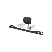 Billet Oil Cooler Adapter -8 ORB - Black (GM LS Series Engines)