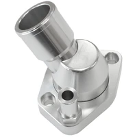Billet 45° Swivel Thermostat Housing, Silver Finish