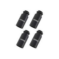 ID Injector Adapter Long Suit 14mm Fuel Rail - Black - 4 Pack