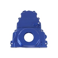 Billet 2 Piece Timing Cover - Blue (Holden/Chev LS)