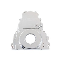 Billet 2 Piece Timing Cover - Chrome (Holden/Chev LS)