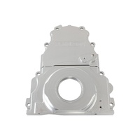 Billet 2 Piece Timing Cover - Silver (Holden/Chev LS)