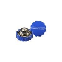 32mm Billet Radiator Cap with Billet Cover 1.1 Bar - Blue