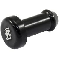 Rubber Hose Block-Off Plug Black Finish