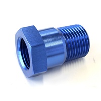 Temperature Probe Adapter 9.5mm Male 16mm Female - Blue