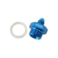 Wilwood Master Cylinder Adapter - 11/16"-20AN Washer Seal To -3AN - Blue