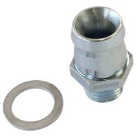 Barb Short Adapter M14 x 1.5mm to 5/8" Zinc Coated Steel
