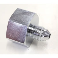 Nitrous Bottle Adapter -4AN w/Steel to Suit BOC Bottle