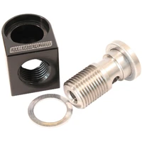 Billet Valley Plate Banjo Oil Pressure Adapter (GM LS)