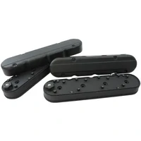 2 Piece Retro Smooth Valve Cover Set (GM LS Series) - Black Finish