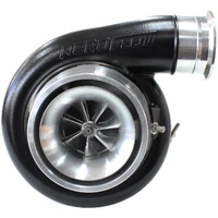 Boosted 7575 1.10 T4 Twin Entry V-Band Outlet - Black (BB S475)