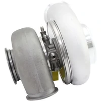 BOOSTED 8082 V-BAND 1.28 Turbocharger 1600HP - Natural Cast Finish