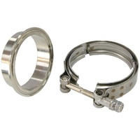3.24" Turbine Outlet Flange and V-Band - Stainless Steel