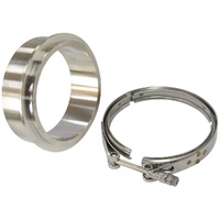 5.15" Turbine Outlet Flange and V-Band to Suit AF8005-6005 - Stainless Steel