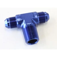 -8AN Tee with 1/2" NPT On Side