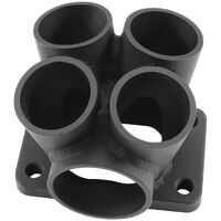 Round Turbo Merge Collector - T3 Single Entry Flange