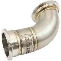 Twin Turbo Short Turn Up Adapter Stainless Steel Manifold (GM LS)