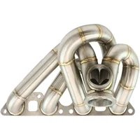 Boosted V-Band Low Mount Stainless Steel Turbo Manifold (SR20)