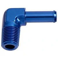 Male NPT to Barb 90 Degree Adapter 1/4" to 5/16"