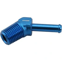 Male NPT to Barb 45 Degree Adapter 1/4" to 1/4"