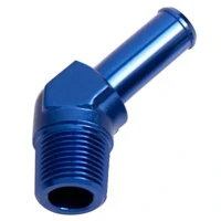 Male NPT to Barb 45 Degree Adapter 1/4" to 5/16"