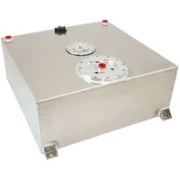 Aluminium 100 Liter 26 Gal Fuel Cell Flat Bottom Triple 40mm Pump Hanger & Fuel Sender