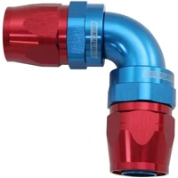 853 Series Cutter FullFlow 90° Dual Hose Ends -8AN